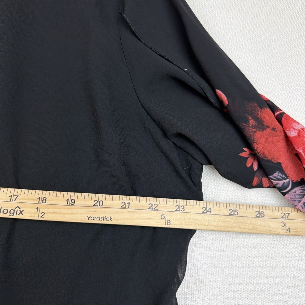 Grace Karin Floral Bell Sleeve Sheath Dress Size 3XL Lined Formal NWT Elegant - Picture 4 of 15